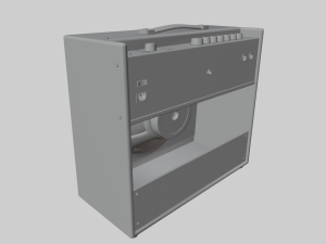 Guitar Amplifier Bluetooth Wireless 3D Модель