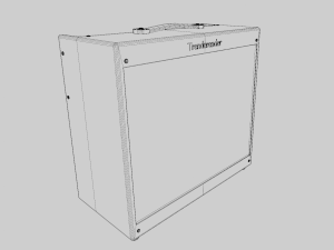Guitar Amplifier Bluetooth Wireless 3D Модель