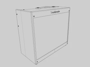 Amplificatore per chitarra Bluetooth senza fili Modello 3D