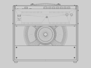 Amplificatore per chitarra Bluetooth senza fili Modello 3D