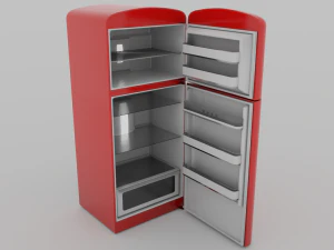Smeg Refrigerator Retro Style 3D Model