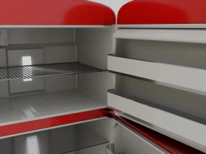 Smeg Refrigerator Retro Style 3D Model