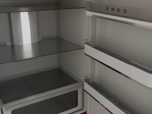 Smeg Refrigerator Retro Style 3Dモデル