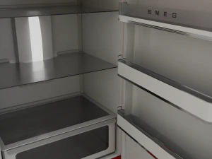 Smeg Refrigerator Retro Style 3D Model