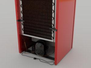 Smeg Refrigerator Retro Style 3Dモデル