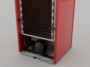 Smeg Refrigerator Retro Style 3D Model