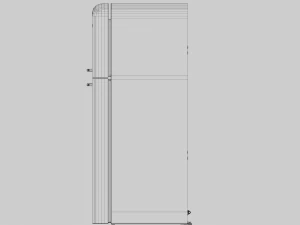 Smeg Refrigerator Retro Style 3D Model