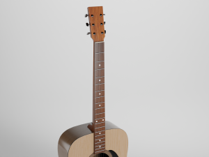 Acoustic Guitar 3D 模型