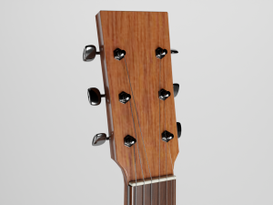 Acoustic Guitar 3D 模型