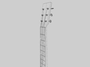 Acoustic Guitar 3D 模型