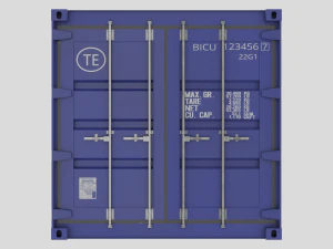 Kontener wysyłkowy Model 3D