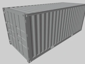 Kontener wysyłkowy Model 3D