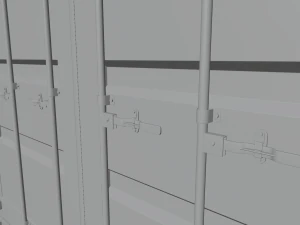 Kontener wysyłkowy Model 3D