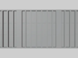 Kontener wysyłkowy Model 3D