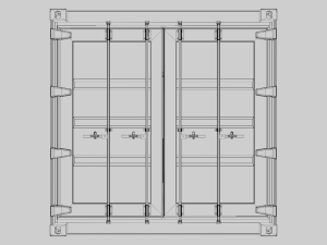 Shipping Container 3D Модель