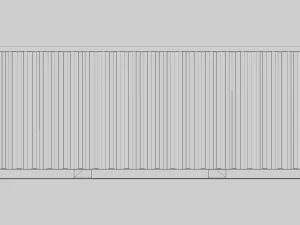 Kontener wysyłkowy Model 3D