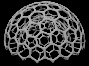 Ico Sphere Utensil Organizer Model do druku 3D
