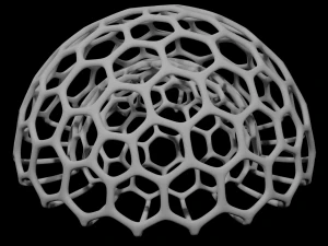Organizador de utens&iacute;lios Ico Sphere Modelo de Impressão 3D