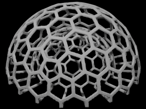 Ico Sphere Utensil Organizer Model do druku 3D