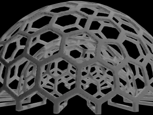 Organizador de utens&iacute;lios Ico Sphere Modelo de Impressão 3D