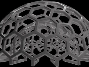 Organizador de utens&iacute;lios Ico Sphere Modelo de Impressão 3D
