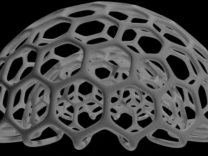 Organizador de utens&iacute;lios Ico Sphere Modelo de Impressão 3D