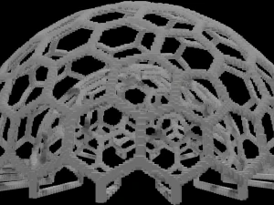 Organizador de utens&iacute;lios Ico Sphere Modelo de Impressão 3D
