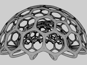 Organizador de utens&iacute;lios Ico Sphere Modelo de Impressão 3D