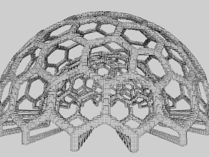 Organizador de utens&iacute;lios Ico Sphere Modelo de Impressão 3D
