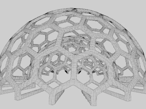 Organizador de utens&iacute;lios Ico Sphere Modelo de Impressão 3D