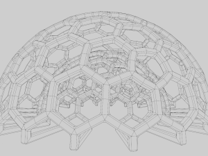 Ico Sphere Utensil Organizer Model do druku 3D