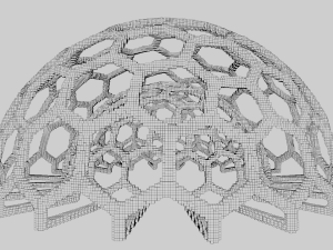 Ico Sphere Utensil Organizer Model do druku 3D