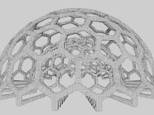Organizador de utens&iacute;lios Ico Sphere Modelo de Impressão 3D