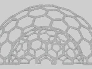 Organizador de utens&iacute;lios Ico Sphere Modelo de Impressão 3D