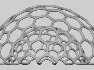 Organizador de utens&iacute;lios Ico Sphere Modelo de Impressão 3D