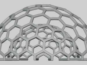 Organizador de utens&iacute;lios Ico Sphere Modelo de Impressão 3D