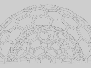 Organizador de utens&iacute;lios Ico Sphere Modelo de Impressão 3D