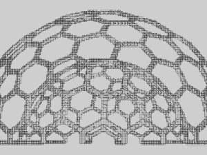 Organizador de utens&iacute;lios Ico Sphere Modelo de Impressão 3D
