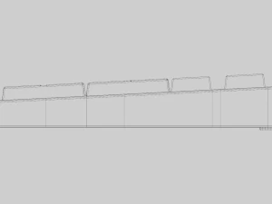 Computertastatur 3D Modell