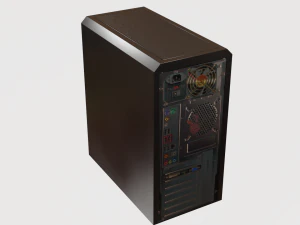 Комп'ютерна вежа 3D Модель
