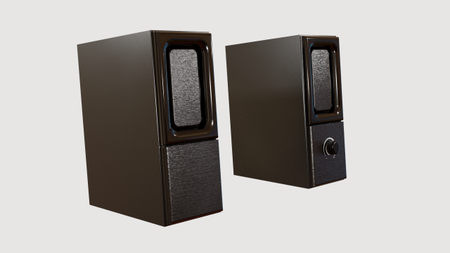 Computer Speakers Modelo 3D .c4d .max .obj .3ds .fbx .stl .blend 