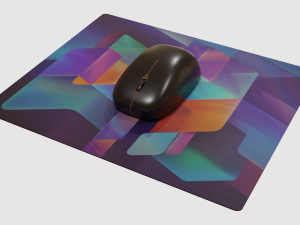 Computer Mouse and Pad Modello 3D