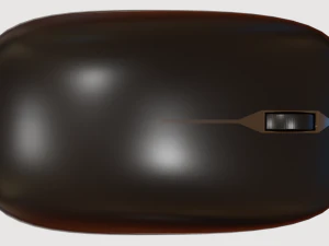 Computer Mouse and Pad 3D Model