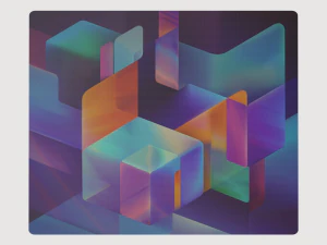 Computer Mouse and Pad 3D Model