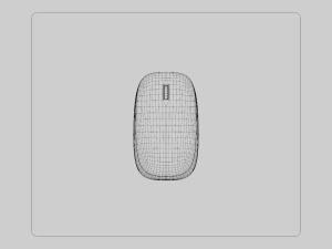Computer Mouse and Pad 3D Model