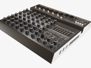 Studio Sound Mixer Board 3D-Modell