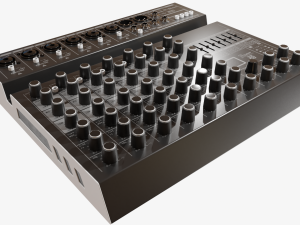 Studio Sound Mixer Board 3D Model