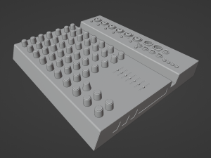 Studio Sound Mixer Board 3D Model
