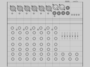 Studio Sound Mixer Board 3D Model