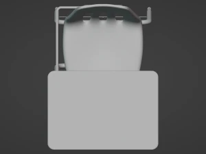 School Desk 3D Model